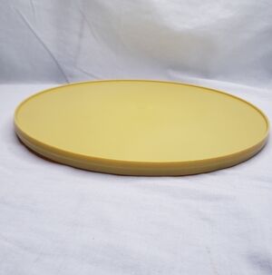 Vintage Rubbermaid Harvest Gold Lazy Susan Rotating Spice Storage